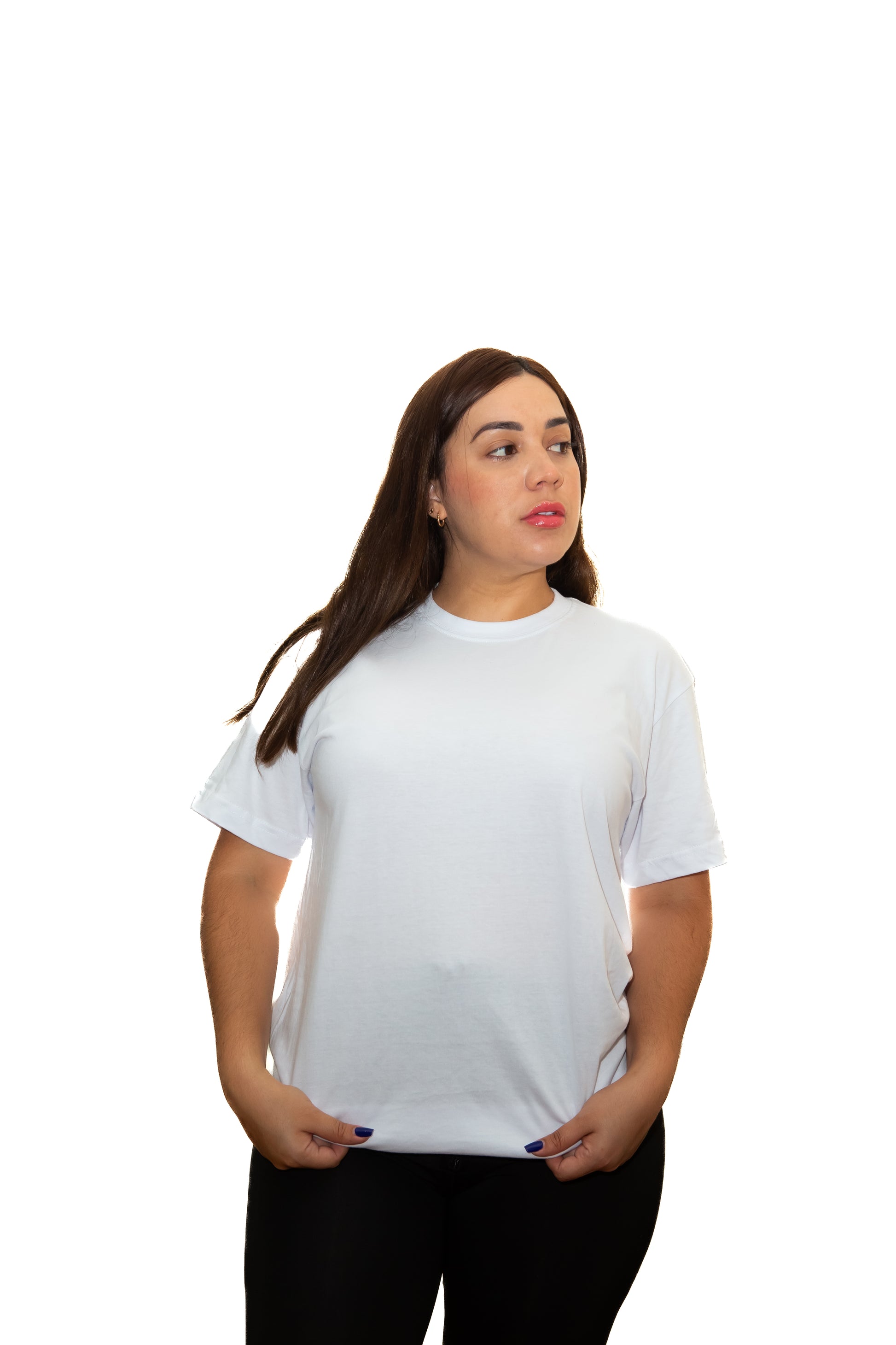 Camiseta Básica Blanca Sin Estampado