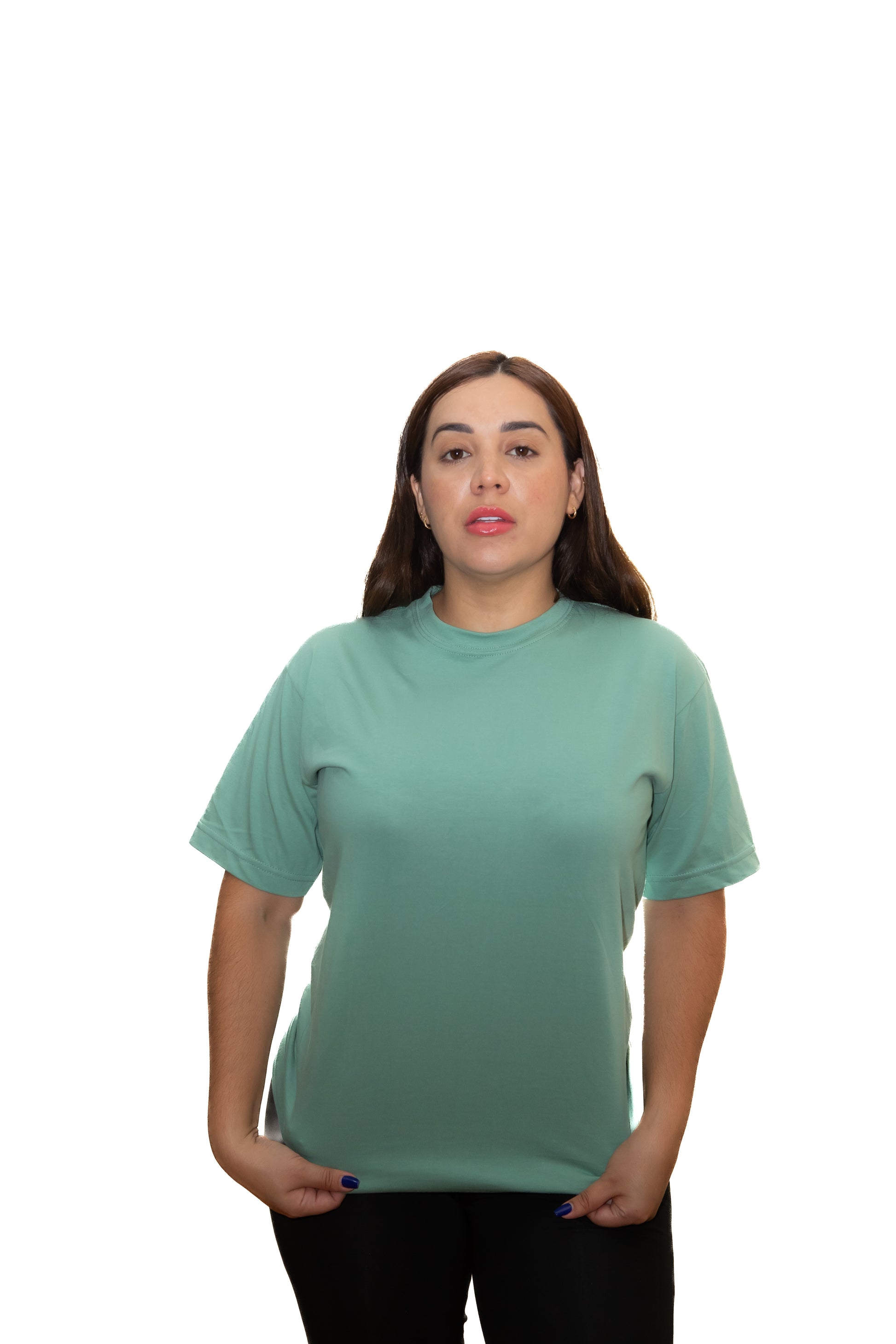 Camisetas Básicas Sin Estampado 100% Algodón