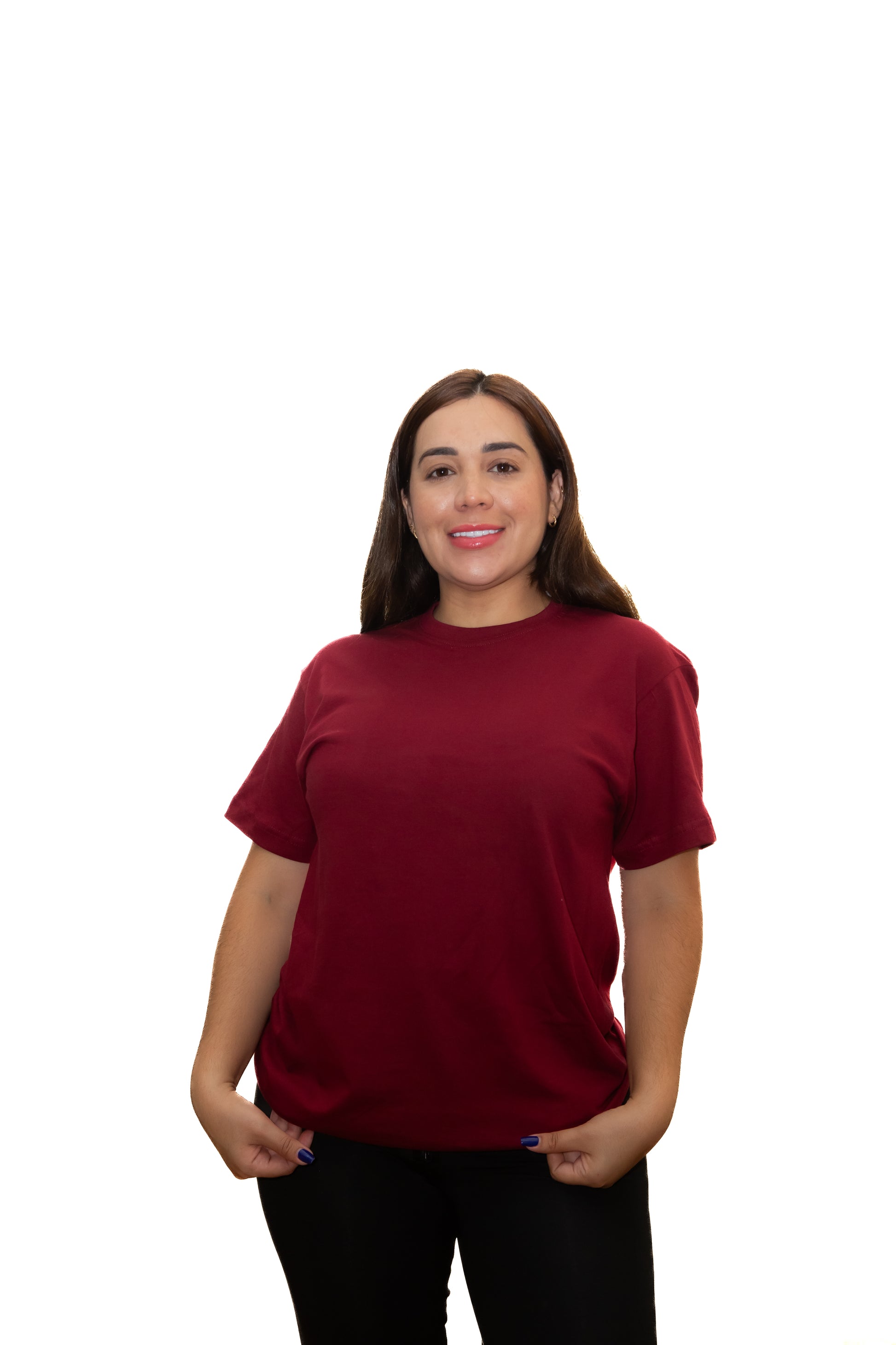 Camiseta Básica Rojo Malboro Sin Estampado
