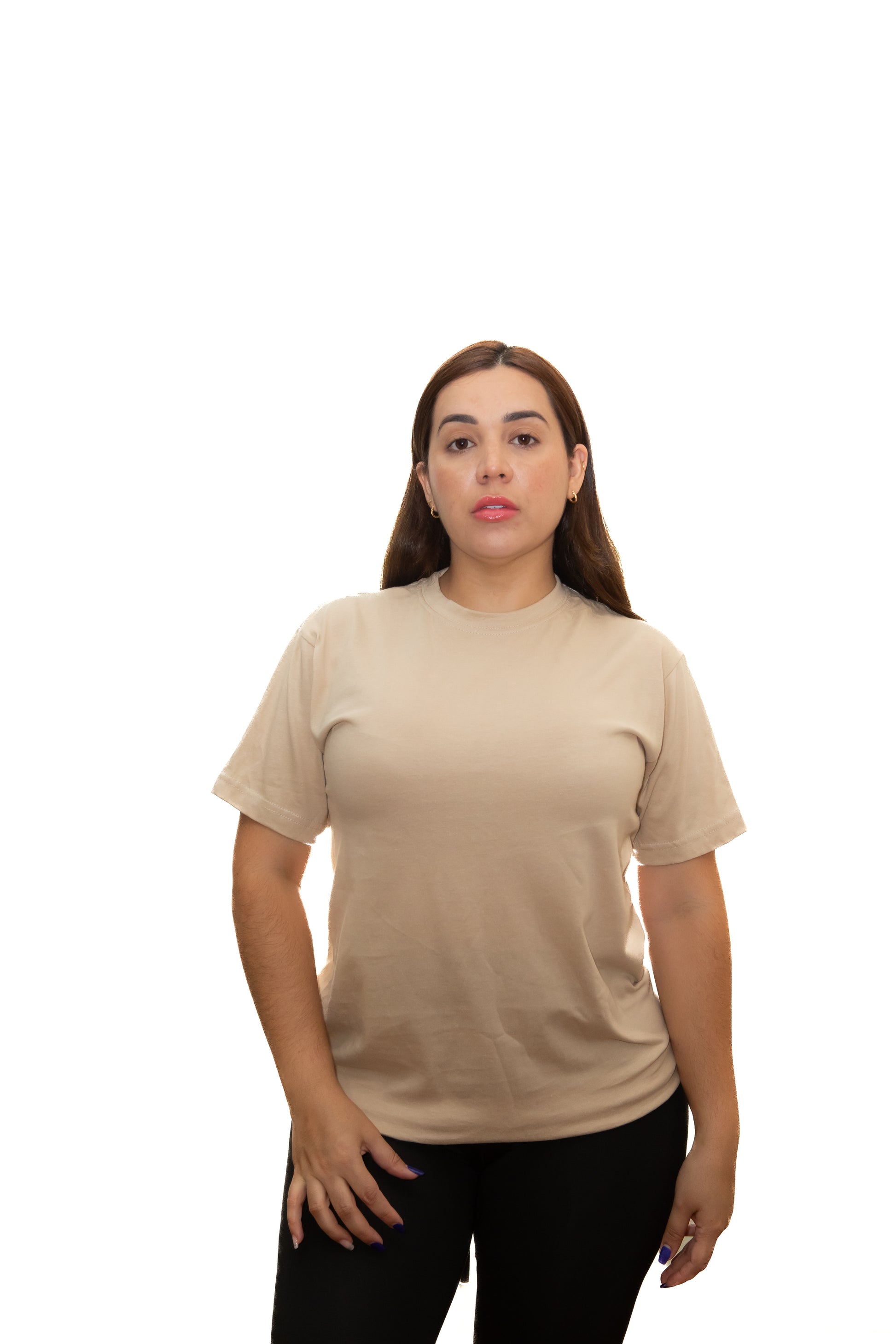 Camisetas Básicas Sin Estampado 100% Algodón