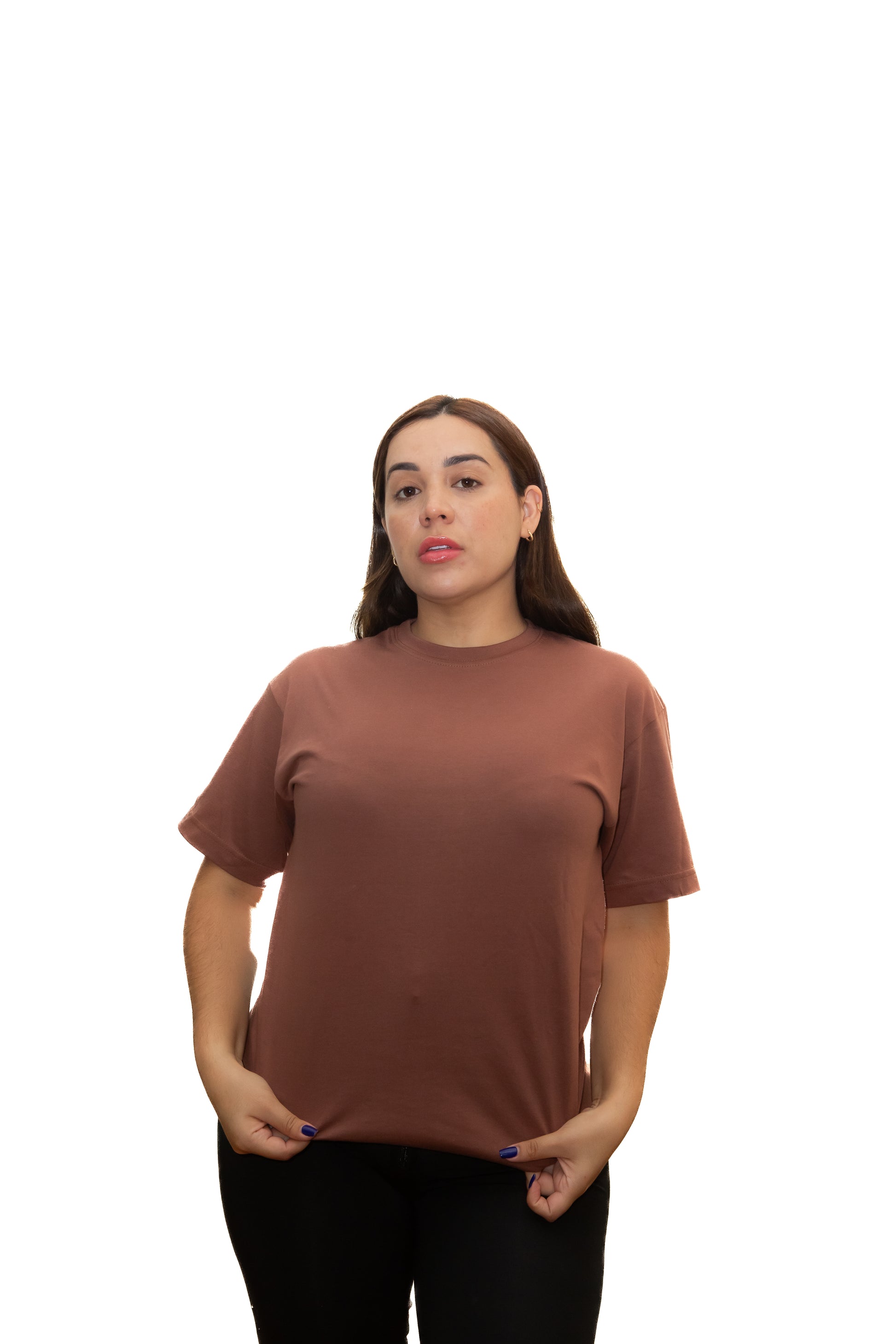 Camisetas Básicas Sin Estampado 100% Algodón