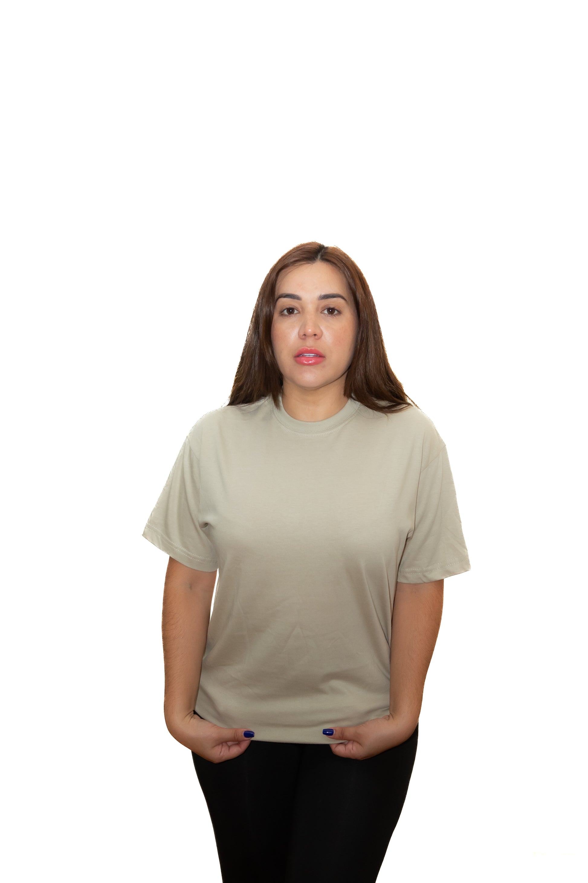 Camisetas Básicas Sin Estampado 100% Algodón