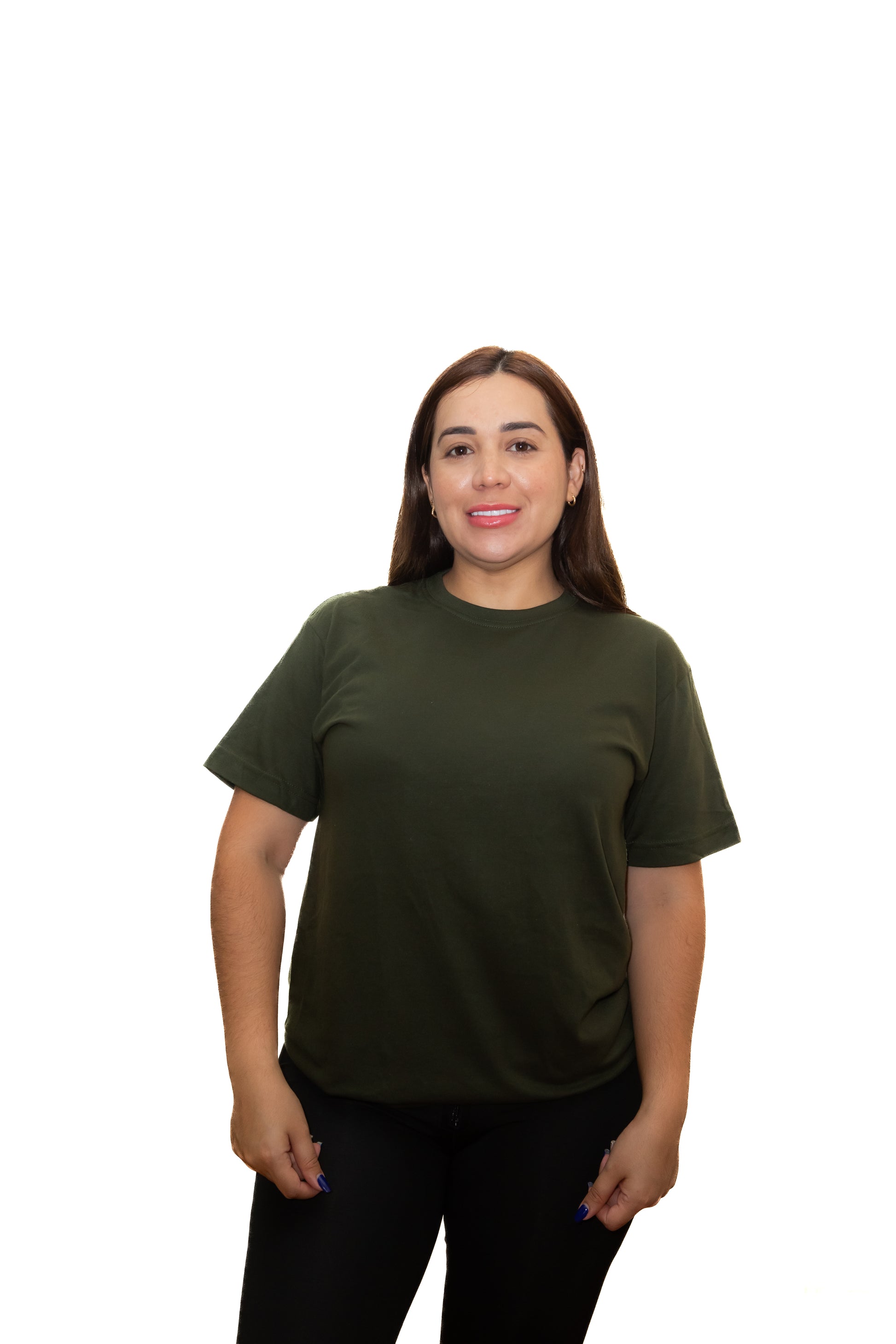 Camisetas Básicas Sin Estampado 100% Algodón