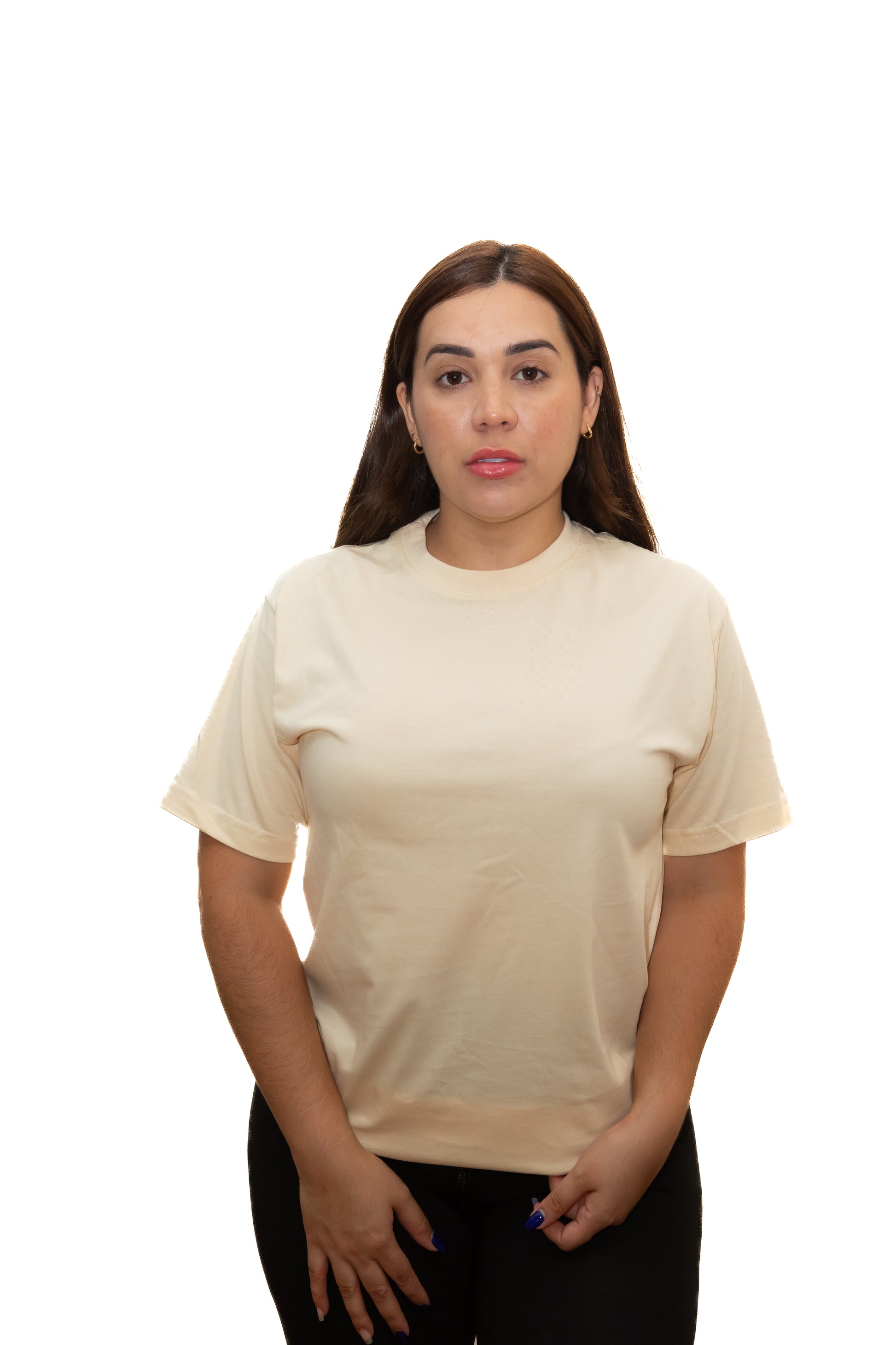 Camisetas Básicas Sin Estampado 100% Algodón