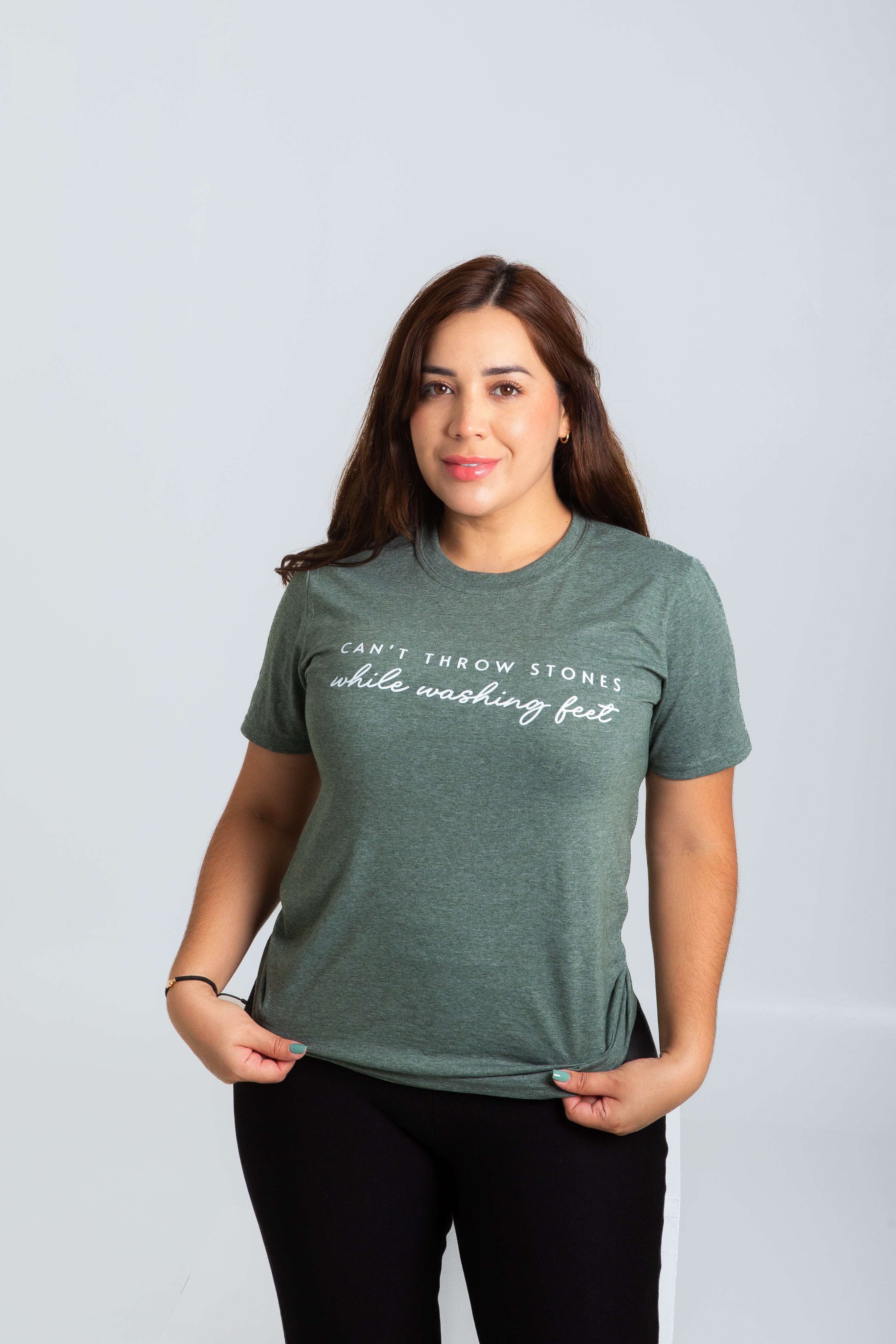 Camiseta Estampada Verde Pistacho