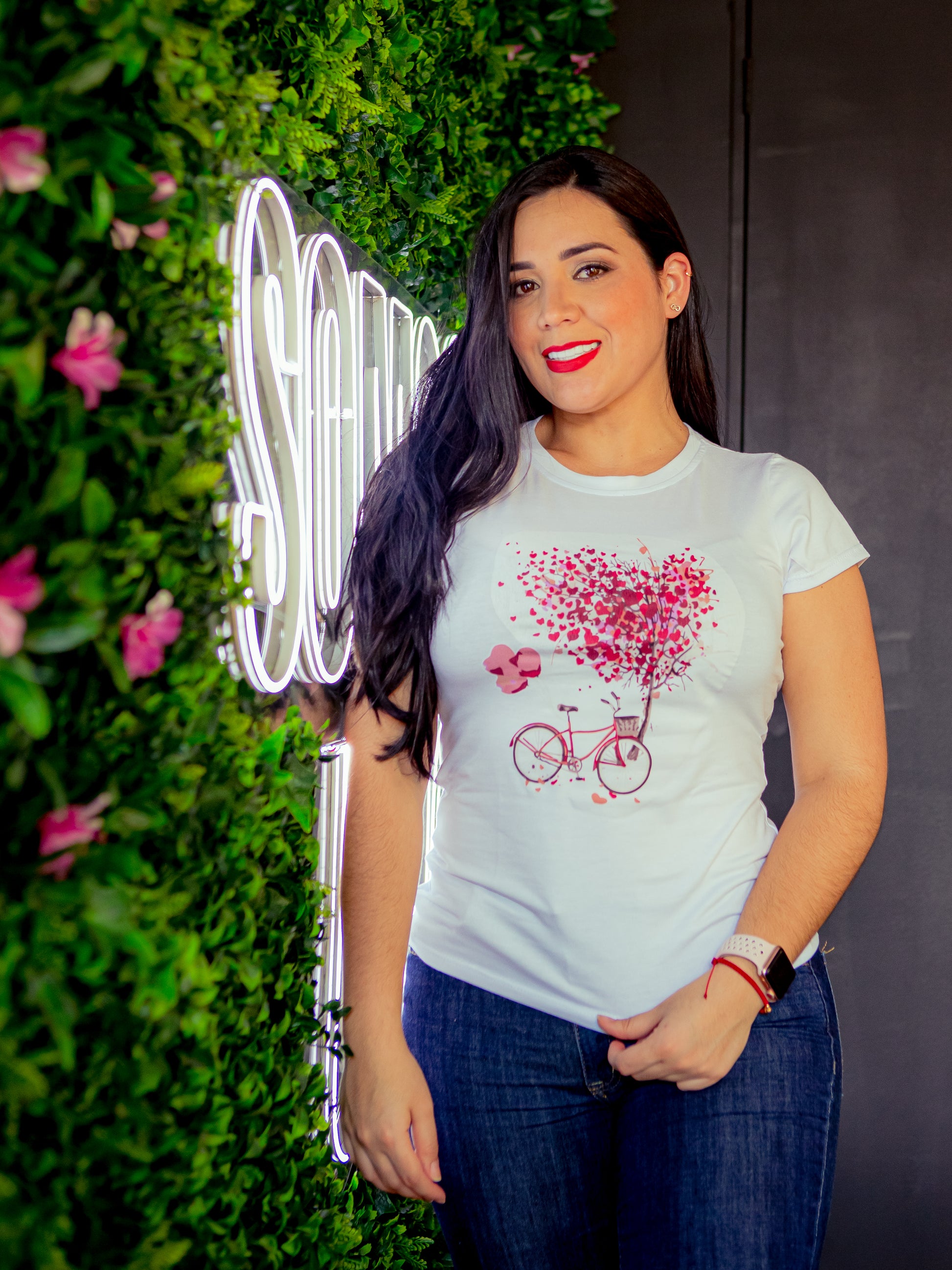 Camiseta Bicicleta Corazón