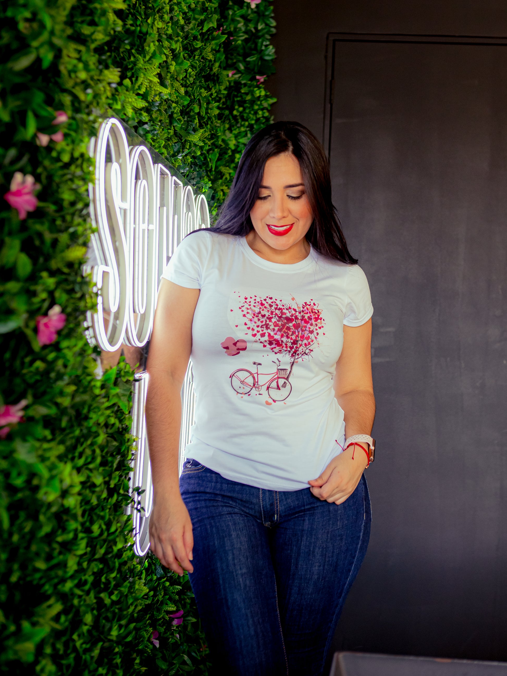 Camiseta Bicicleta Corazón