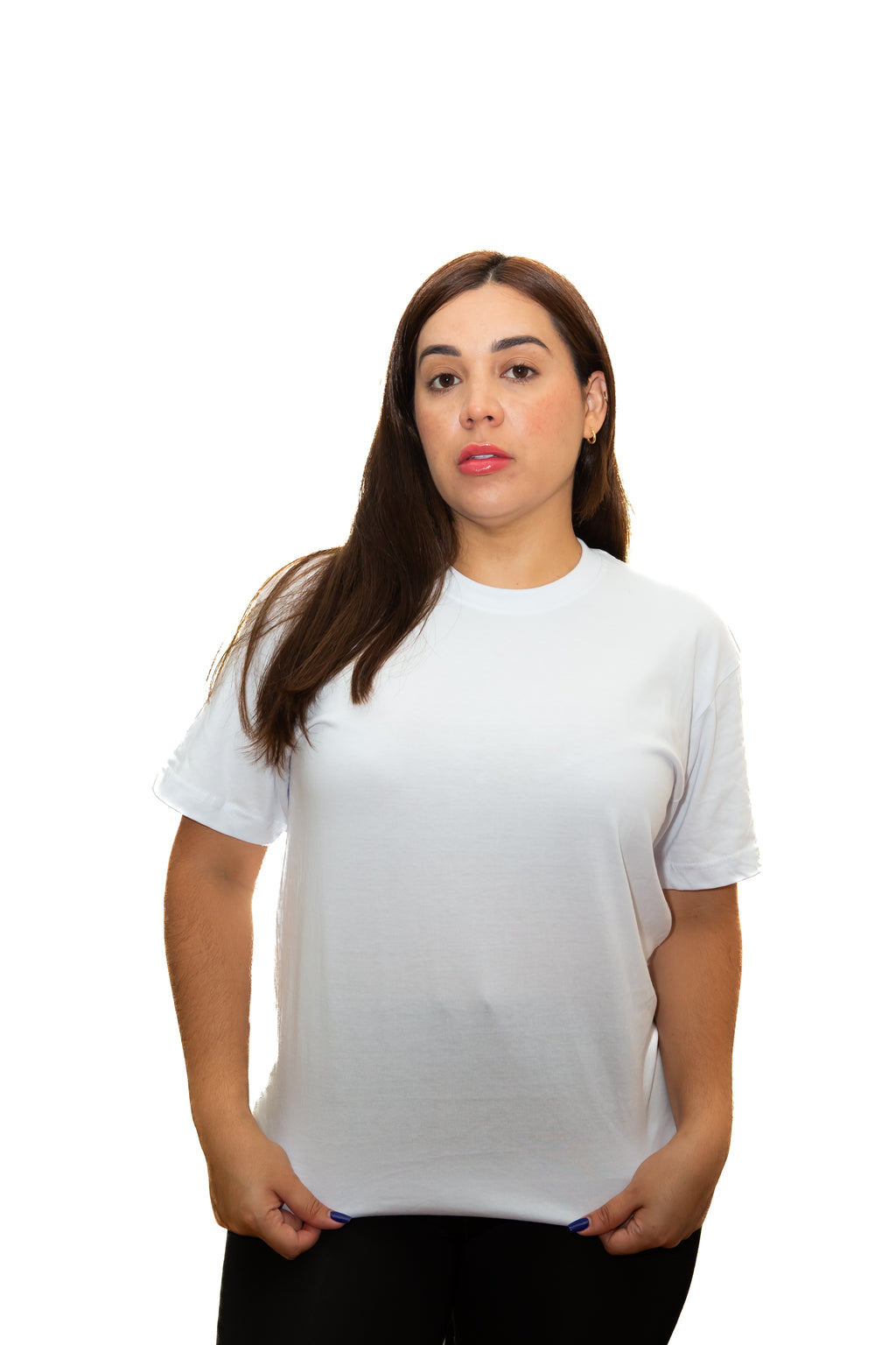 Camiseta Básica Blanca Sin Estampado