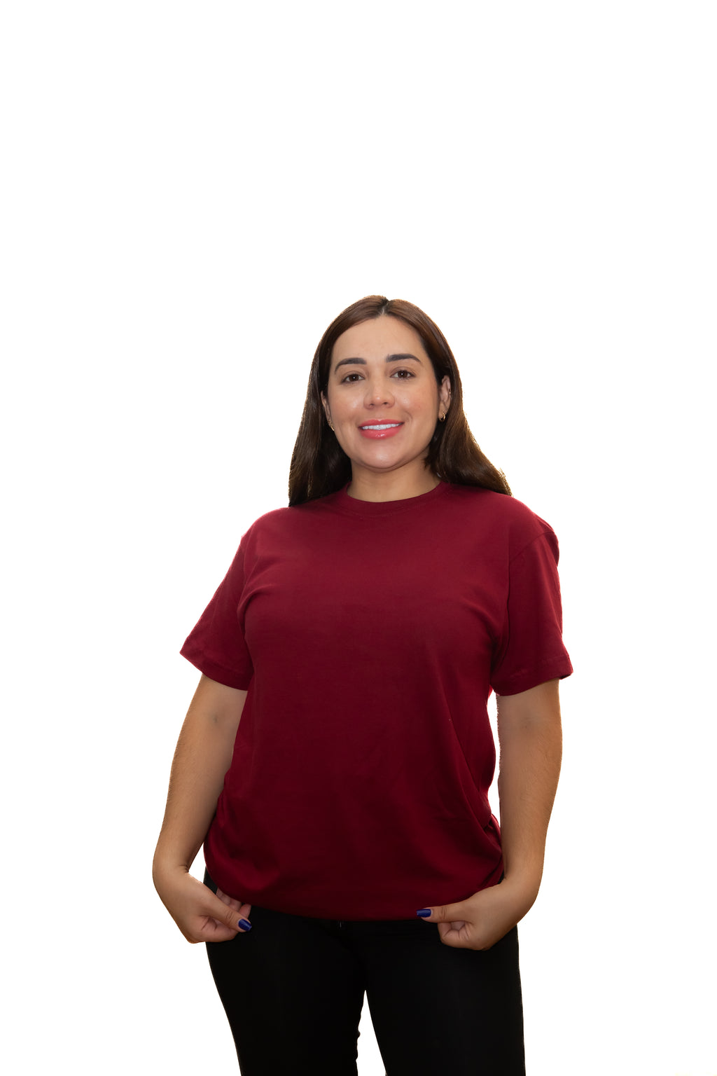 Camiseta Básica Rojo Malboro Sin Estampado