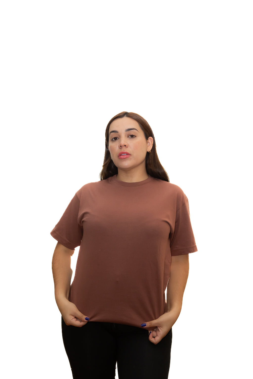 Camisetas Básicas Sin Estampado 100% Algodón