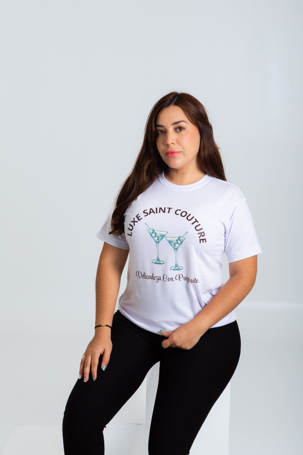 Camiseta Blanca Copas