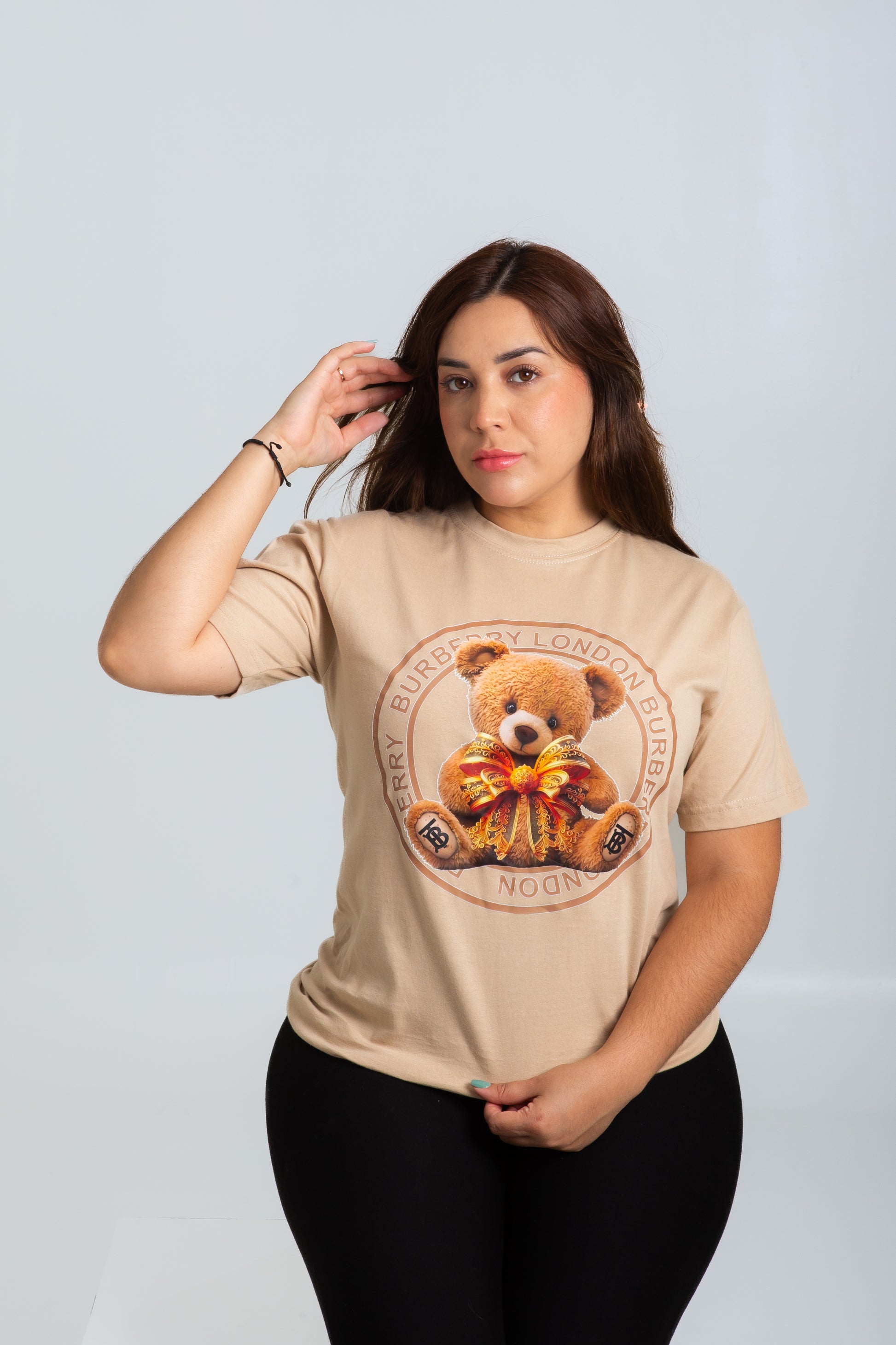 Camiseta Oso Burberry Color Kaki