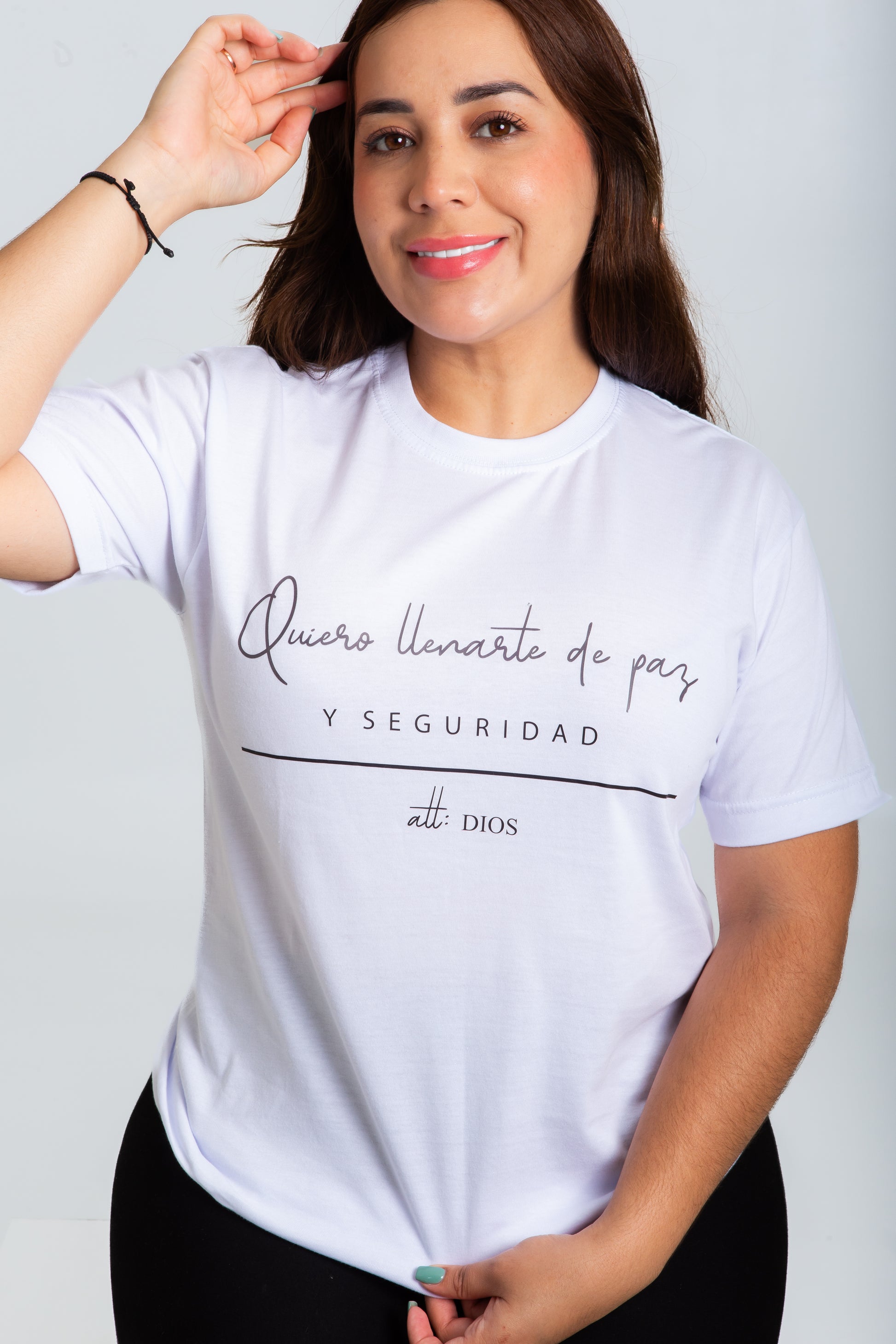 Camiseta Blanca - Mensaje de Dios